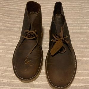 Clark's Desert Boots - Beeswax - 8.5 Never Worn